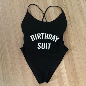 High Rise one piece bathing suit